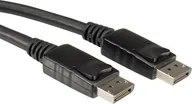 Kable komputerowe i do monitorów - Kabel Roline DisplayPort - DisplayPort 2m czarny - miniaturka - grafika 1