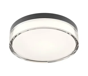 Redo 01-3735 - LED Plafon FRISBI LED/12W/230V 3000/4000K IP44 czarny - Lampy sufitowe - miniaturka - grafika 1