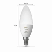 Systemy inteligentnych domów - Philips Hue świeca White&Color Ambiance E14 5,3W - miniaturka - grafika 1