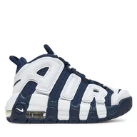 Buty dla chłopców - Sneakersy Nike Air More Uptempo (PS) FV5372 100 Granatowy - miniaturka - grafika 1