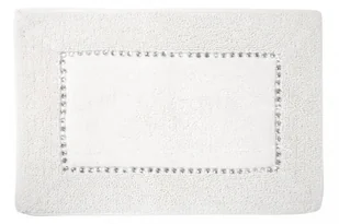 Euro Firany Dywan Bawełniany 60 x 90 Chic Biały 1218169 - Dywaniki łazienkowe - miniaturka - grafika 1