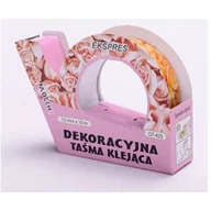 Taśmy klejące - Ekspres Taśma samoprzylepna  dekoracyjna RÓŻE    15mmx10m DT-425 DTA 15007 - miniaturka - grafika 1