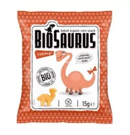 Przekąski dla dzieci - CIBI Chrupki kukurydziane o smaku ketchupowym BEZGL. BIO 15 g BioSaurus eko-wital-6393 - miniaturka - grafika 1