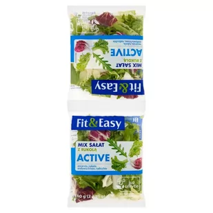 Fit & Easy Active Mix sałat z rukolą 100 g (2 x 50 g) - Mieszanki warzywne, sałatki - miniaturka - grafika 1