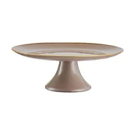 Tace i patery - Patera 28 cm FIBER Beige VILLA ITALIA - miniaturka - grafika 1