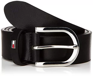 Tommy Hilfiger skórzany pasek damski New Danny Belt, czarny, 90 - Paski - miniaturka - grafika 1