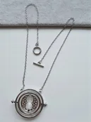 Naszyjniki - Naszyjnik Harry Potter DUŻY Zmieniacz czasu 5cm - miniaturka - grafika 1