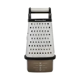 KitchenAid tarka z zamykanym pojemnikiem Box Grater Onyx Black - Widelce - miniaturka - grafika 2