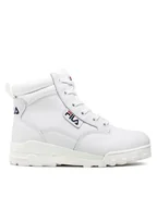 Botki damskie - Fila Trapery Grunge II L Mid Wmn FFW0216.10004 Biały - miniaturka - grafika 1