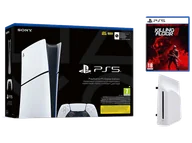 Konsole Playstation - PLAYSTATION 5 Slim Digital Edition 1TB D Chassis + Napęd optyczny Killing Floor 3 Edycja Day One Biało-czarny - miniaturka - grafika 1