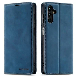 Seria FORWENW Fantasy kompatybilna z etui Samsung Galaxy A55 5G Pokrowiec na telefon komórkowy Skórzany portfel ze skóry PU Niebieski - Portfele - miniaturka - grafika 1