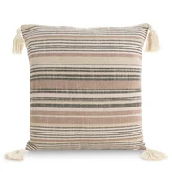 Poszewki na poduszki - Poszewka 45 x 45 Dekoracyjna Boho4 Pudro+Stal - miniaturka - grafika 1
