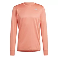 Koszulki męskie - adidas T-shirt męski (Long Sleeve) Otr Longsleeve, Coral Fusion, IC2634, XS - miniaturka - grafika 1