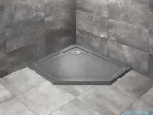 Brodziki prysznicowe - Radaway Doros Pt E Stone brodzik pięciokątny 100x90x5cm lewy antracyt SDRPT1090-01-64SL | - miniaturka - grafika 1