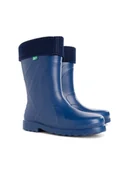 Kalosze damskie - Damskie kalosze z ocieplaczem granatowe Demar - miniaturka - grafika 1