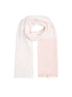 Apaszki i szaliki damskie - Calvin Klein Szal Monogram K60K612979 Różowy - miniaturka - grafika 1