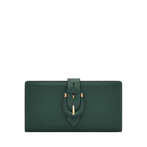Fossil Women's Harwell Bi-Fold Wallet, zielony, zielony, S
