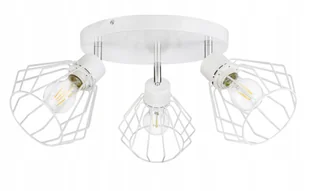 Lampa plafon Sufitowa Żyrandol ruchomy loft Drut - Lampy sufitowe - miniaturka - grafika 1