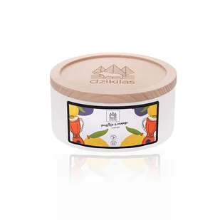 Smoothie z mango K - kominkowa świeca rzepakowa - Świece - miniaturka - grafika 1
