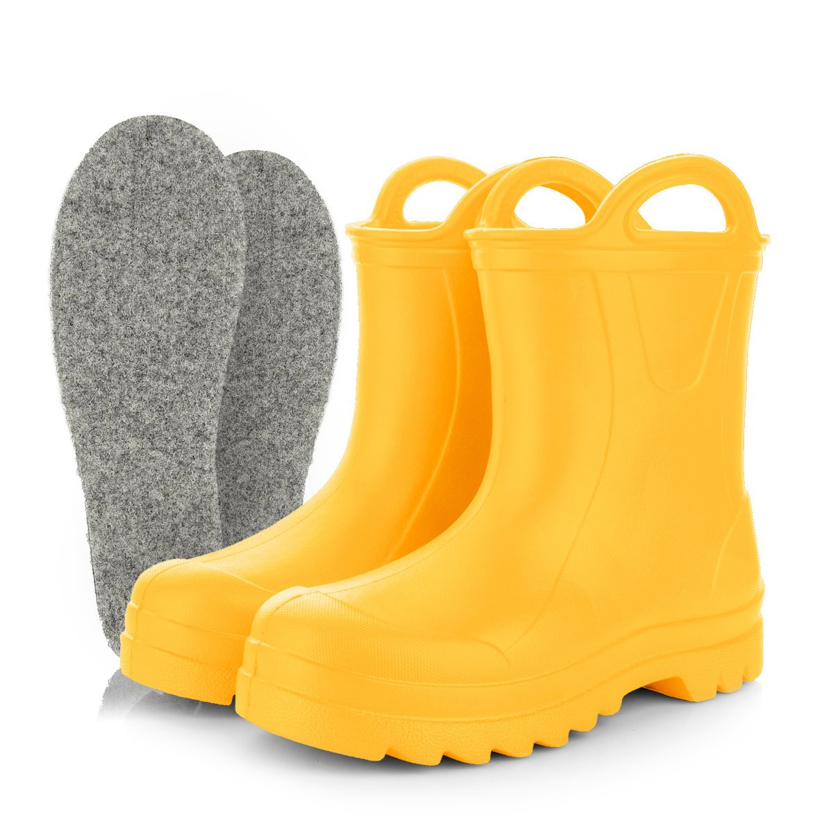 Kalosze dziecięce 3Kamido GoSplash żółte r. 25/26, lekkie, wygodne