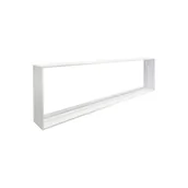 Oprawy, klosze i abażury - Ramka aluminiowa natynkowa do paneli LED Eko-Light biała 120 x 30 cm - miniaturka - grafika 1