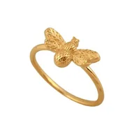 Pierścionki - Złoty Pierścionek 585 Nowoczesny 1.5 g, R 13 Rodium - miniaturka - grafika 1