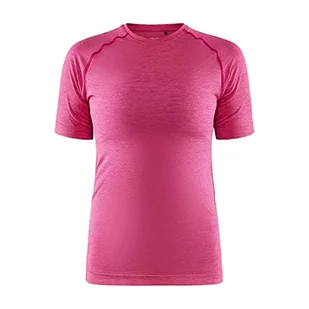 Craft Core Dry Active Comfort damska koszulka z krótkim rękawem, różowa - Koszulki i topy damskie - miniaturka - grafika 1