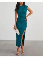 Sukienki - Milan Kiss Sukienka w kolorze turkusowym - miniaturka - grafika 1
