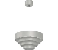 Lampy sufitowe - Żyrandol na lince RINGS 1xE27/15W/230V chrom - miniaturka - grafika 1