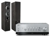 Zestawy stereo - Yamaha R-N800A (srebrny) + Tesi 561 (czarny) - miniaturka - grafika 1