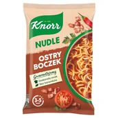 Zupy w płynie - Knorr Nudle Ostry boczek Zupa-danie instant 63 g - miniaturka - grafika 1
