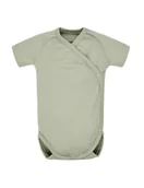 Body dla niemowląt - Poofi Body bawełniane krótki rękaw Szałwiowy, Rozmiar: 62 - miniaturka - grafika 1
