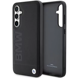 Etui BMW BMHCS23FESLLBK Samsung Galaxy S23 FE Leather Hot Stamp czarny/black - Etui i futerały do telefonów - miniaturka - grafika 1
