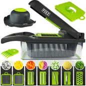 Siekacze tarki i szatkownice - Szatkownica Do Warzyw Krajalnica Tarka Fizz 13W1 - miniaturka - grafika 1