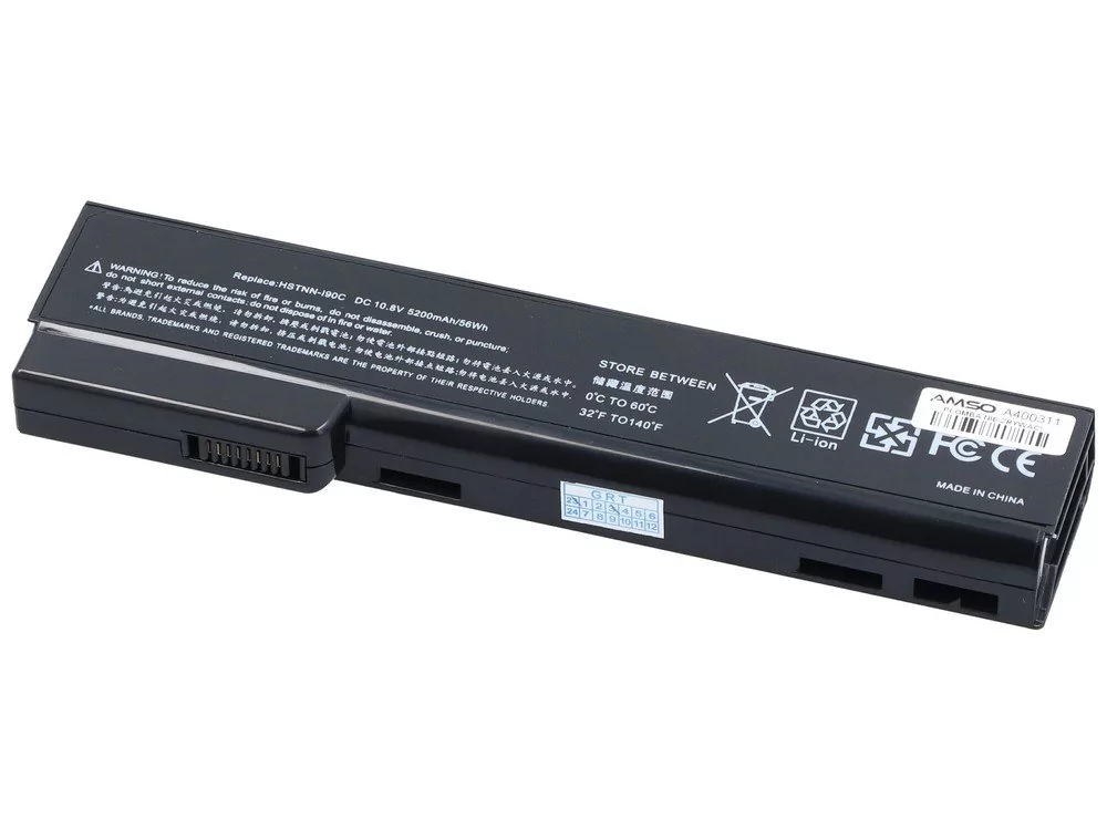 Nowa bateria HP ProBook 6570b 6460b 6465b 8470b 8470w 8450p 56Wh 10.8V 5200mAh CC06