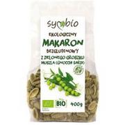 Makaron - Symbio Makaron z Zielonego Groszku Muszla BIO 400g - - miniaturka - grafika 1
