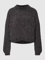Swetry damskie - Sweter z dzianiny ze stójką model ‘Pektuno’ - miniaturka - grafika 1