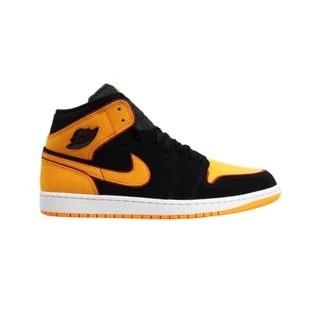Buty sportowe męskie Air Jordan 1 Mid SE Black Orange Pomarańczowe - FJ4923-008-44 - Moda i Uroda OUTLET - miniaturka - grafika 1