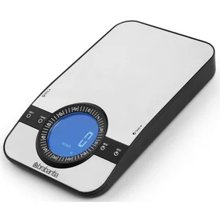 Brabantia Cyfrowa waga kuchenna Profile 3kg / 1g, timer, prostokątna Stal matowa 480607 - Pozostałe akcesoria kuchenne - miniaturka - grafika 1