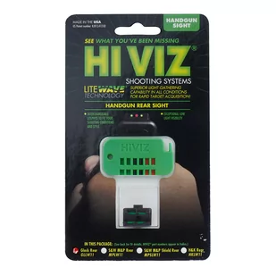 Hiviz - Światłowodowa szczerbinka do Glock 42/43 - GLLW11 - Amunicja i osprzęt ASG - miniaturka - grafika 4