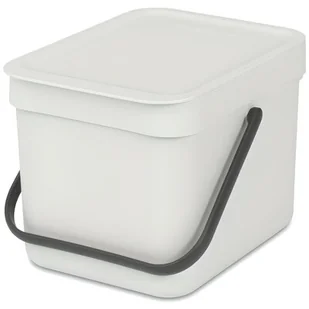 Kosz na odpadki sort&amp;amp;go 6l jasny szary 213267 kod: 213267 - Kosze na śmieci - miniaturka - grafika 1