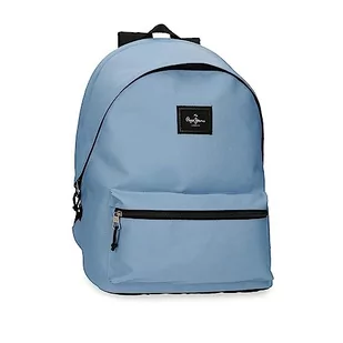 Pepe Jeans Aris Plecak na laptopa Podwójna komora Niebieski 31x44x15 cms 20,46L Poliester, niebieski, Talla única, dwukomorowy plecak na laptopa - Torby na laptopy - miniaturka - grafika 1