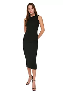 Trendyol Sukienka - czarna - Maxi, Czarny, XS - Sukienki - miniaturka - grafika 1
