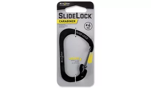 Nite Ize Nite Ize SlideLock Carabiner #4 Czarny (0094664030541) - Akcesoria turystyczne - miniaturka - grafika 1