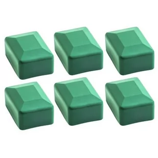 Kapturek zielony 6 x 4 cm 6 sztuk Polbram - Akcesoria do ogrodzeń - miniaturka - grafika 1