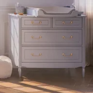 Komody dla dzieci - Komoda jasno szara Lune Lafayette - miniaturka - grafika 1