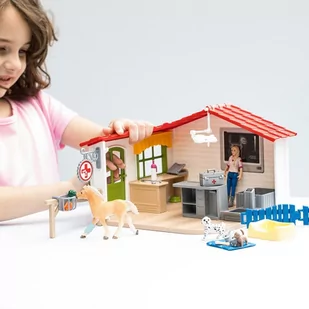 Schleich 42502 Klinika weterynaryjna ze zwierzętami - Figurki dla dzieci - miniaturka - grafika 4
