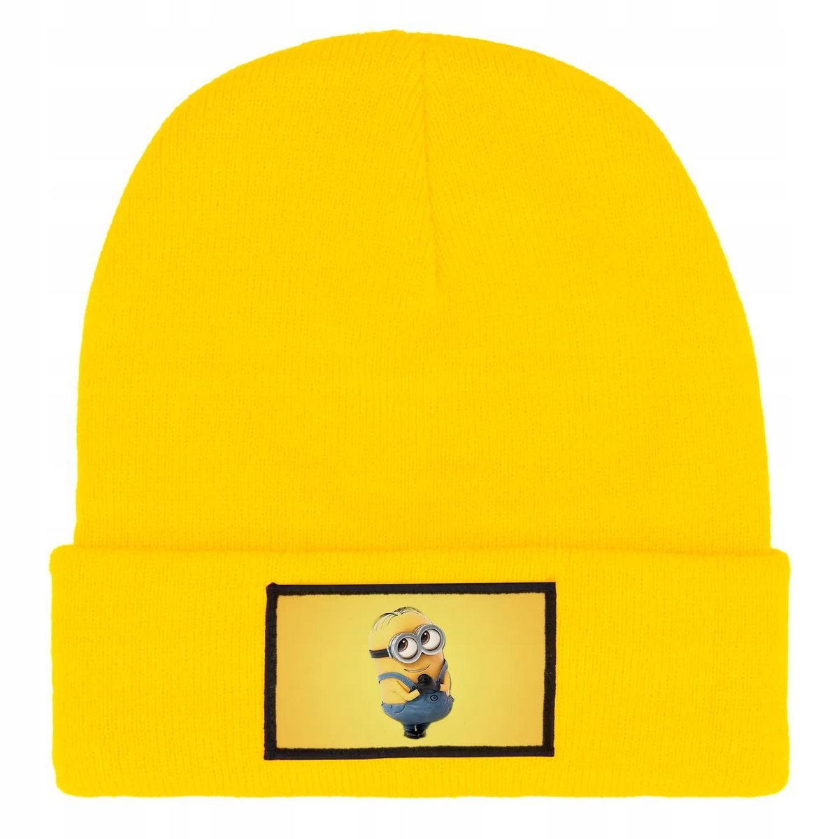 CZAPKA ZIMOWA CIEPŁA ŻÓŁTA DZIECIĘCA Z MOTYWEM MINIONKI WIELE WZORÓW