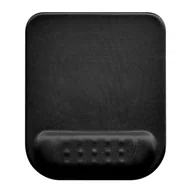 Podkładki na biurko - Podkładka pod mysz i nadgarstek, Powerton Ergoline Dark Edition, ergonomiczna, czarna, piana, Powerton - miniaturka - grafika 1
