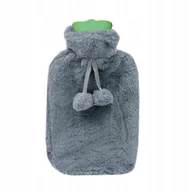 Termofory - Termofor gumowy pluszowy na ból ogrzewacz 2l - miniaturka - grafika 1